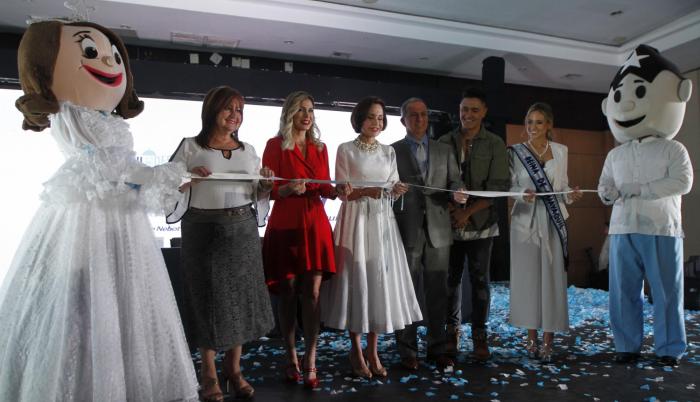 Inauguración de la Gran Feria de Guayaquil en el Centro de Convenciones.