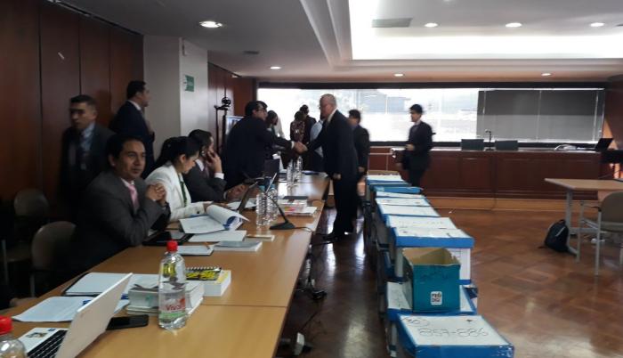 Juzgamiento al excontralor Carlos Pólit y su hijo en la Corte Nacional de Justicia.