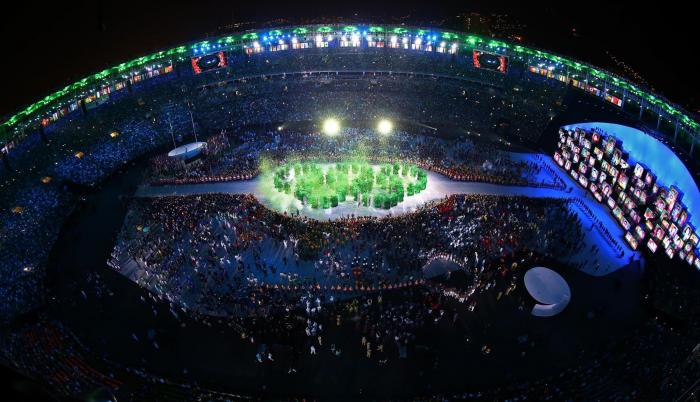 Inauguración de los Juegos Olímpicos de Río 2016.