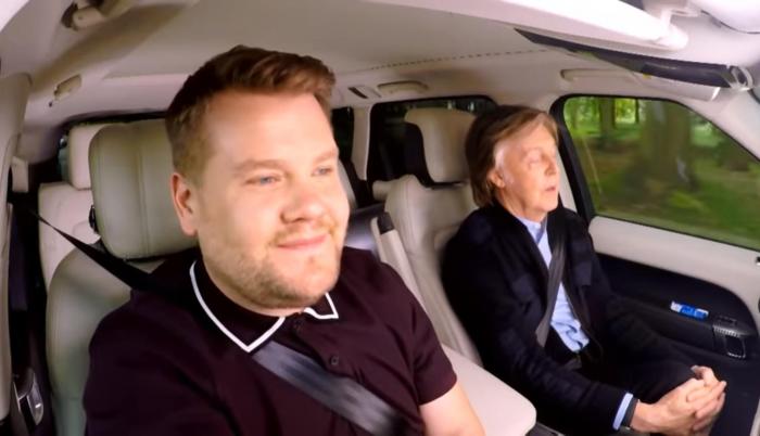 Paul McCartney hace historia en el Carpool Karaoke de Corden más emotivo
