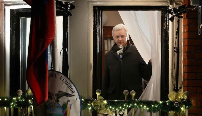 Asilo. Julian Assange, en la Embajada de Ecuador en Londres donde permanece asilado desde 2012.