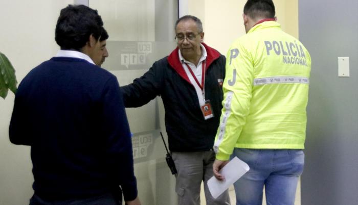 Operativo. La Fiscalía allanó la noche del lunes el ECU-911 y el Ministerio de Justicia.