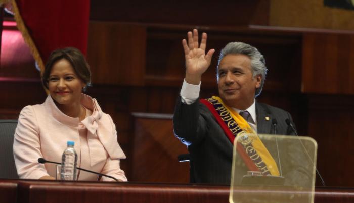 El 24 de mayo, durante el Informe a la Nación, fue la última vez que el presidente Moreno visitó la Asamblea. El mandatario habló de corrupción y la confrontación que halló entre ecuatorianos. “Mi partido Alianza PAIS también es responsable”, aseguró en u