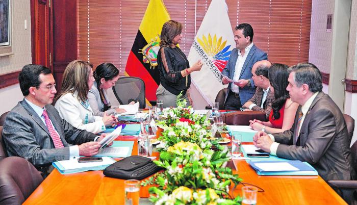 Sesión. La Asamblea Nacional, en la reunión del martes, no logró votar por la investigación a Sofía Espín.