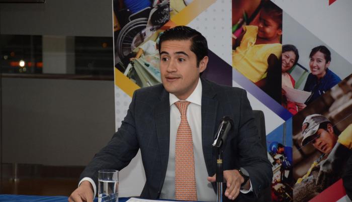 El ministro de Economía y finanzas Richard Martínez asumió el cargo en mayo pasado.