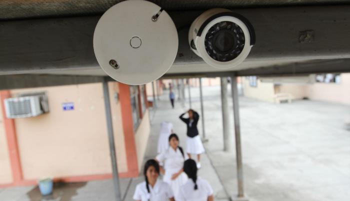 Instalación. El convenio se firmó en 2014 entre el Ministerio de Educación y el ECU 911; estará vigente hasta 2020.