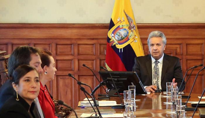 Presidente Lenín Moreno en su enlace ciudadano.