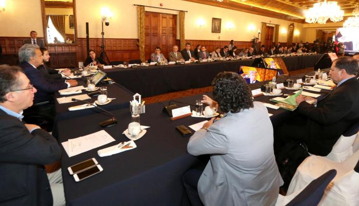 El más visible es Andrés Michelena. El ahora secretario de Comunicación está junto a Lenín Moreno desde su etapa como vicepresidente.