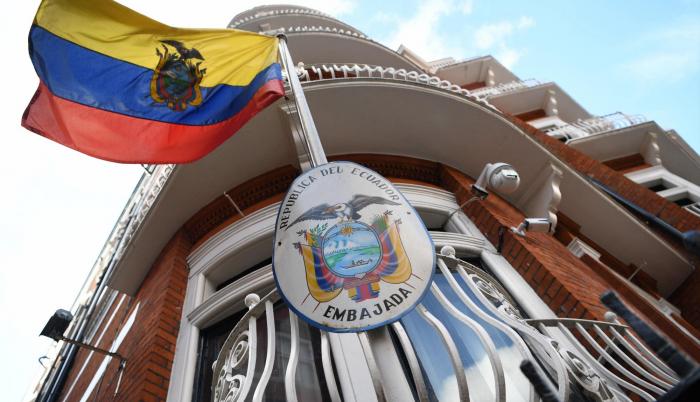 Legaciones. La sede de la Embajada de Ecuador en Londres.