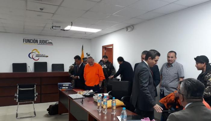 La diligencia se cumple en el Complejo Judicial Norte de Quito.