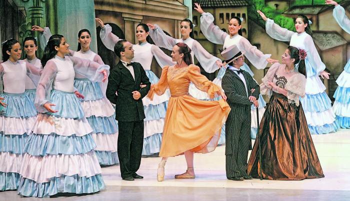 Teatro. Imagen de una obra sobre el Guayaquil de antaño.