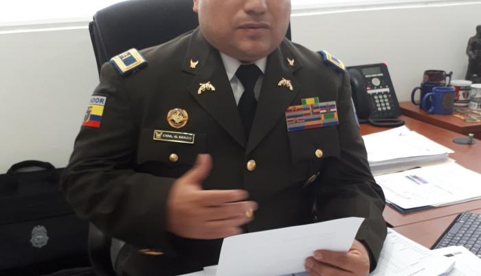 Entrevista al coronel Galo Erazo Coellar, jefe de la PJ.