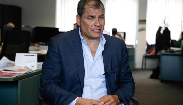 Correa reside en Bélgica desde julio de 2017.