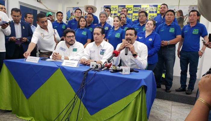 Rommel Salazar, director provincial de la organización, precisó que dentro de 10 días a dos semanas esperan la confirmación de José Francisco Cevallos para la candidatura a la Prefectura del Guayas.