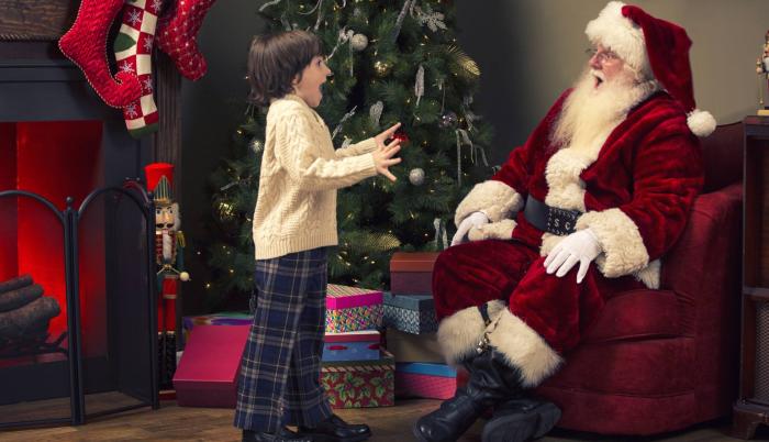 La emoción por este personaje navideño se la siente en los niños más pequeños.