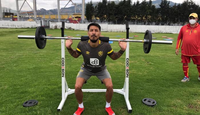 Aucas+Entrenamiento+Fútbol+LigaPro2020