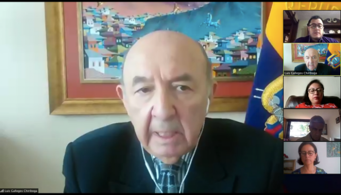 Canciller Luis Gallegos