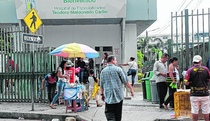 Exterior del Teodoro Maldonado, que no tiene UCI disponible.