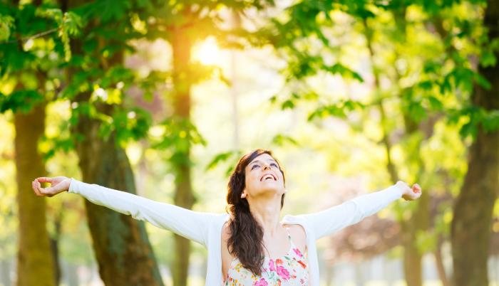 Mujer feliz