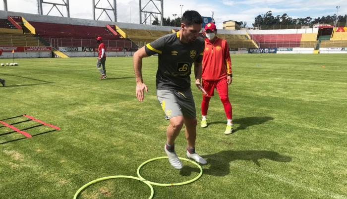 Aucas+Entrenamiento+Fútbol+LigaPro+Fecha