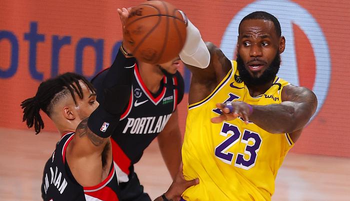 Portland+Trail+Blazer+NBA+Lakers
