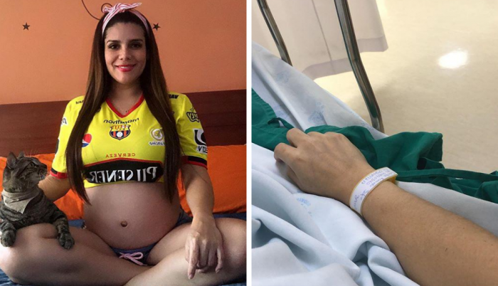 Sofía Caiche embarazada 1