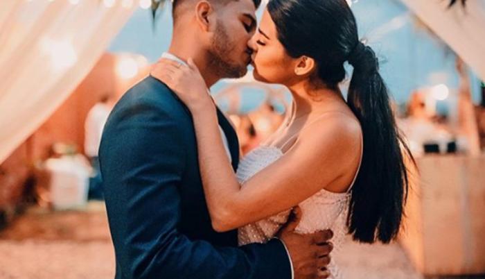 Emma Guerrero y su novio