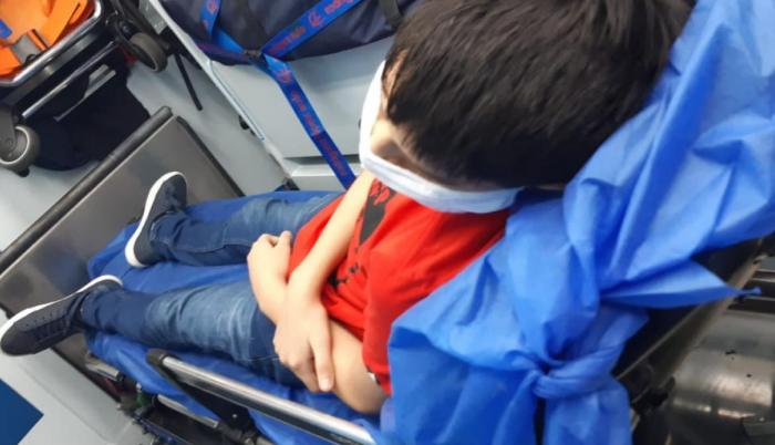 accidente niño