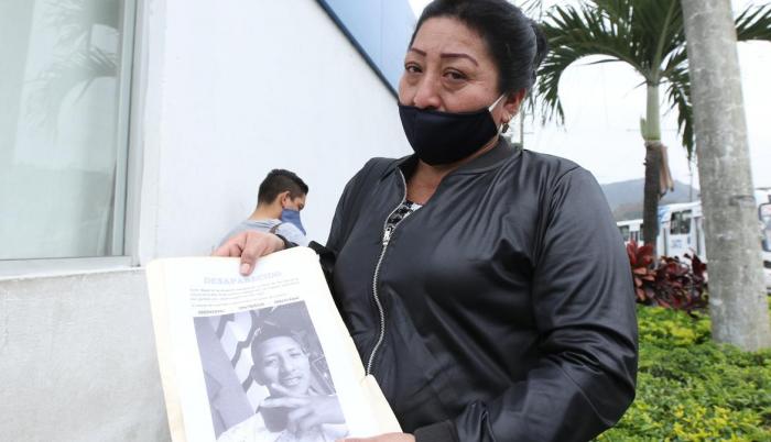 madre e hijo desaparecido