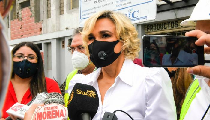 La alcaldesa Cynthia Viteri, en una reciente aparición pública.