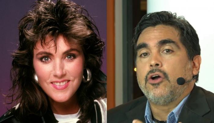 Laura Branigan y Diego Arcos