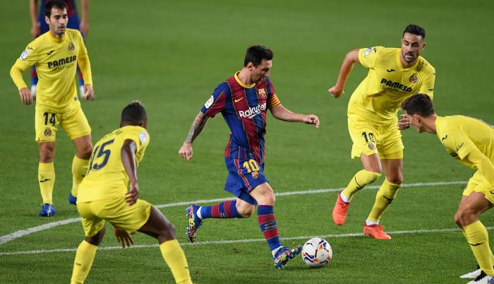 Lionel+Messi+Barcelona+Villarreal