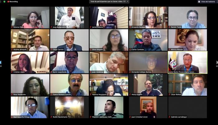 Sesión virtual del Pleno de la Asamblea, 5 oct. 2020