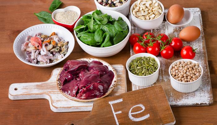 Alimentos ricos en hierro