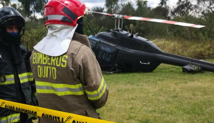 HELICÓPTERO ACCIDENTADO