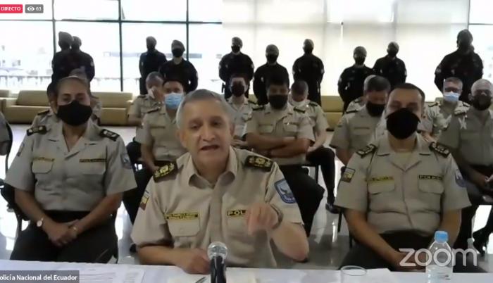 Patricio Carrillo, comandante general de la Policía, en el juicio político a María Paula Romo, 28 oct. 2020