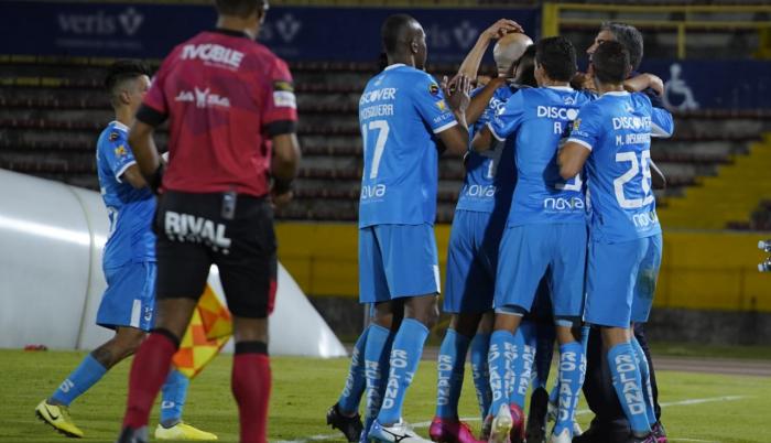 Momento de celebración de los jugadores de la U. Católica.