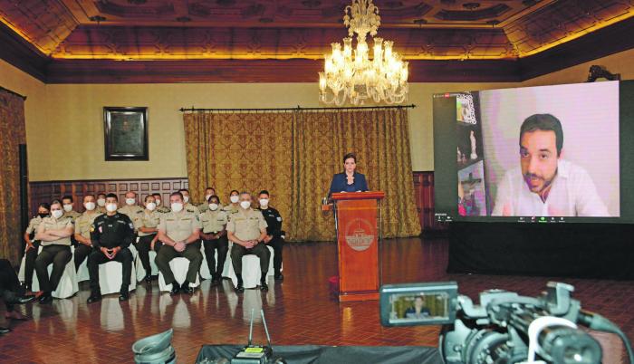 Maria Paula Romo declara ante la comision de Fiscalizacion por las manifestaciones de octubre de 2019. Quito 31 de Octubre de 2020 Agencia(ag-extra ag-expreso-ag-quito)