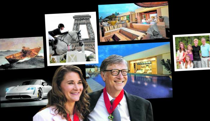 Bill Gates, su familia y bienes