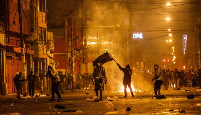 Las violentas manifestaciones en Peú no cesan.