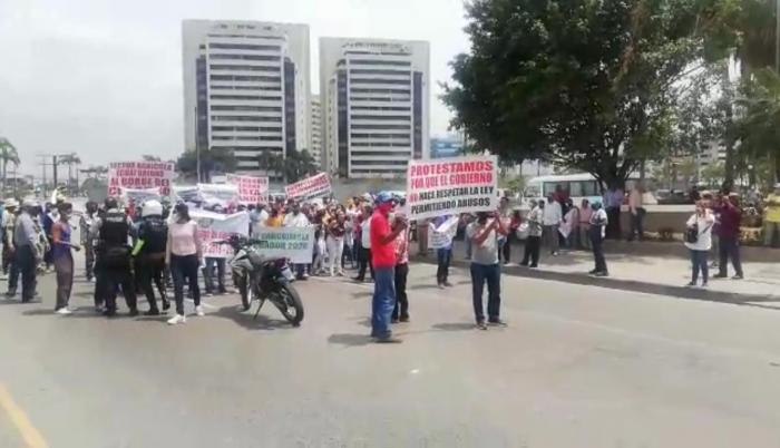 En septiembre, los cañicultores protestaron en Guayaquil.