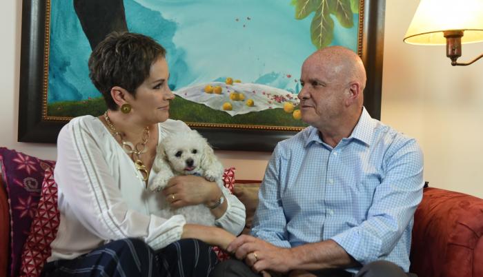 Alfredo Borrero y Lucía Pazmiño