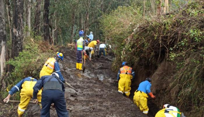 La empresa de Agua potable también controló emergencias.