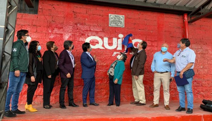El alcalde, Jorge Yunda, entregó obras rehabilitadas