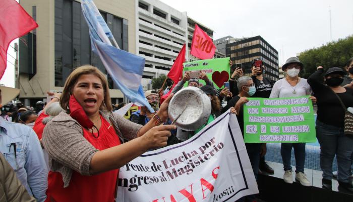 Protesta de maestros_Archivo