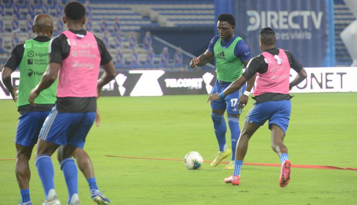 Emelec-entrenamiento