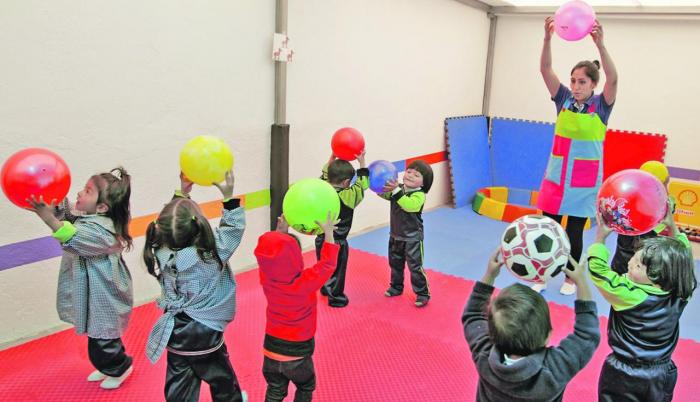 Los centros infantiles operaron con dificultades.
