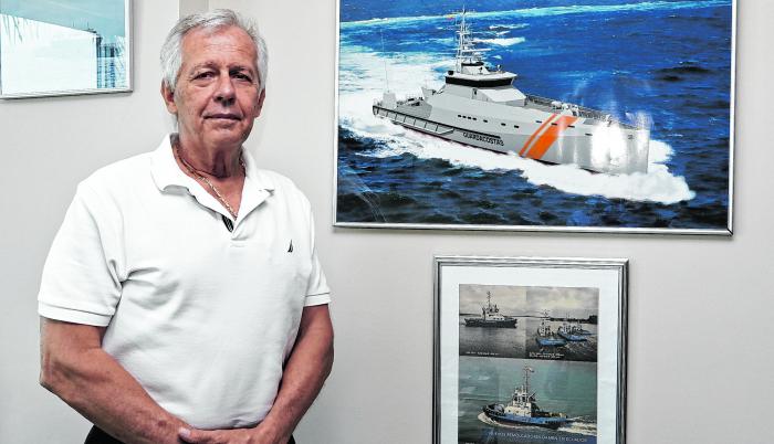 Thomas Hollihan, representante de la multinacional Damen, en Ecuador.