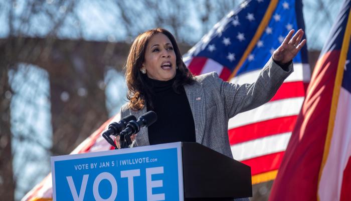 La vicepresidenta electa de EE.UU., Kamala Harris