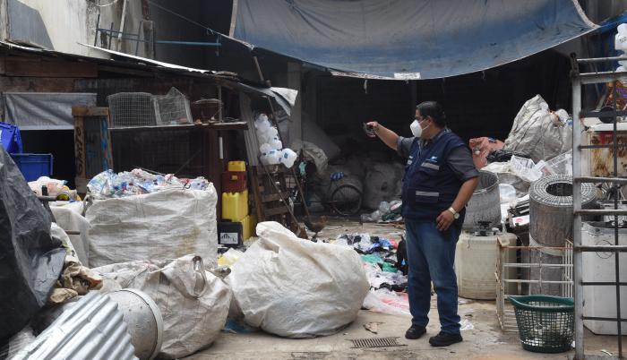 El operativo tuvo lugar en el centro de Guayaquil.